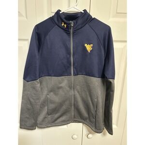 West Virginia Mountaineers Under Armour All Seasons Gear Full Zip Jacket Size L